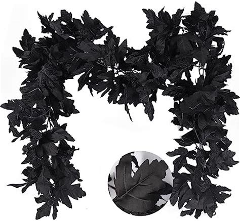 black maple leaf garland|Amazon.com: Black Leaf Garland.